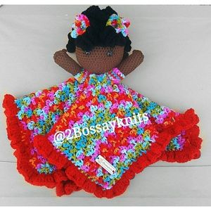 Handmade Lovey Security blanket doll